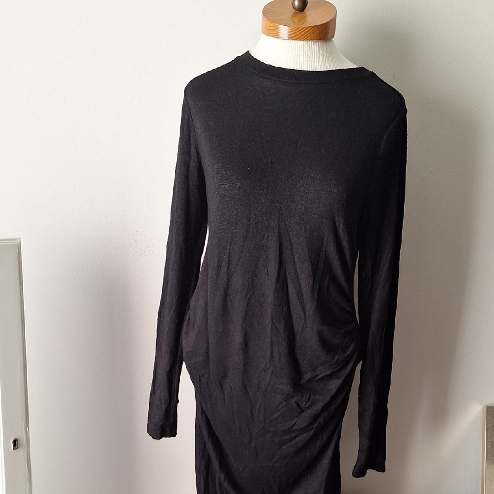 Motherhood Maternity Black Long Sleeve Dress